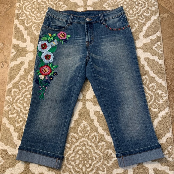 boston proper embroidered jeans